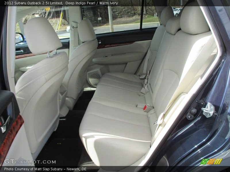 Deep Indigo Pearl / Warm Ivory 2012 Subaru Outback 2.5i Limited