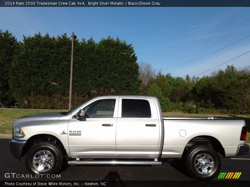 Bright Silver Metallic / Black/Diesel Gray 2014 Ram 2500 Tradesman Crew Cab 4x4