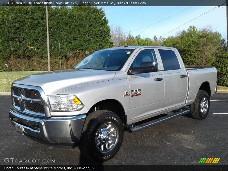 Bright Silver Metallic / Black/Diesel Gray 2014 Ram 2500 Tradesman Crew Cab 4x4