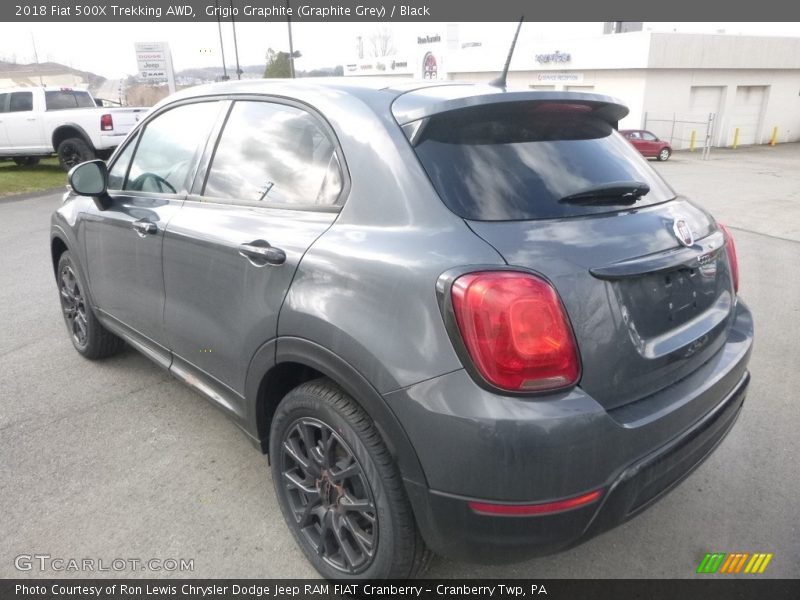 Grigio Graphite (Graphite Grey) / Black 2018 Fiat 500X Trekking AWD