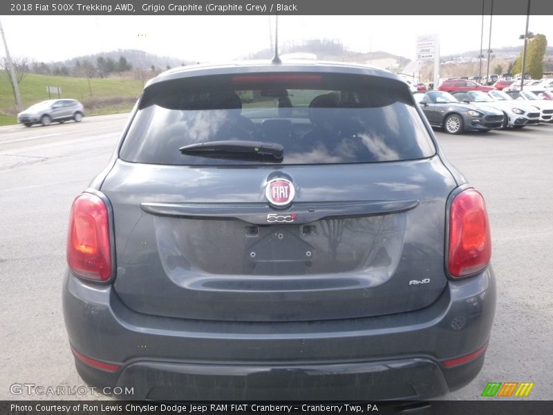 Grigio Graphite (Graphite Grey) / Black 2018 Fiat 500X Trekking AWD