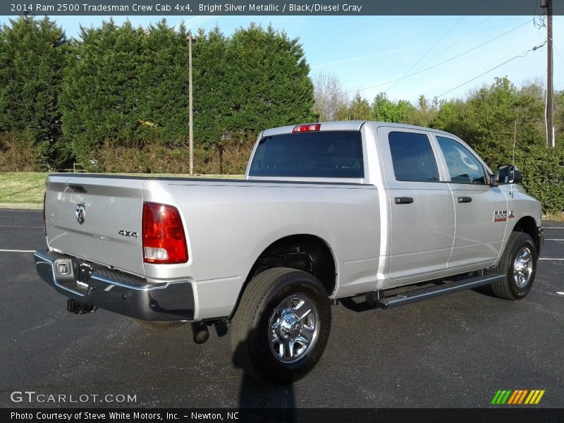 Bright Silver Metallic / Black/Diesel Gray 2014 Ram 2500 Tradesman Crew Cab 4x4