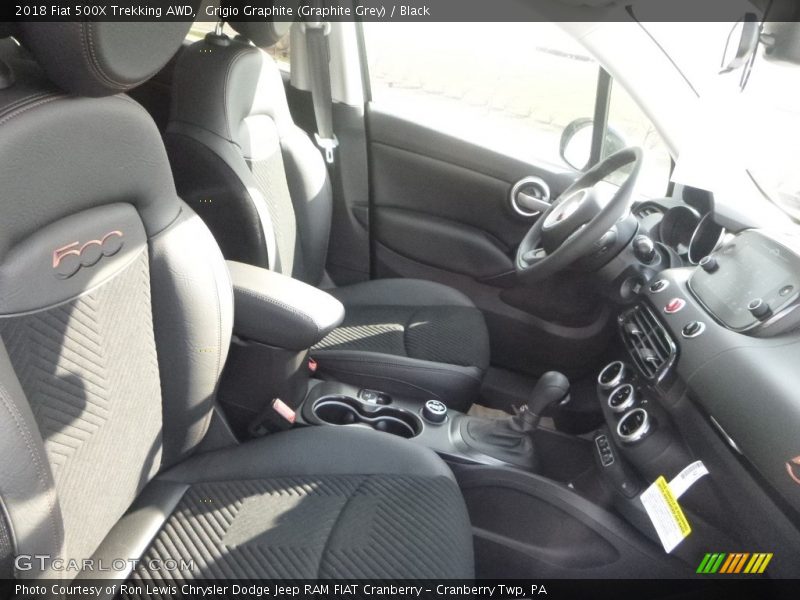 Front Seat of 2018 500X Trekking AWD
