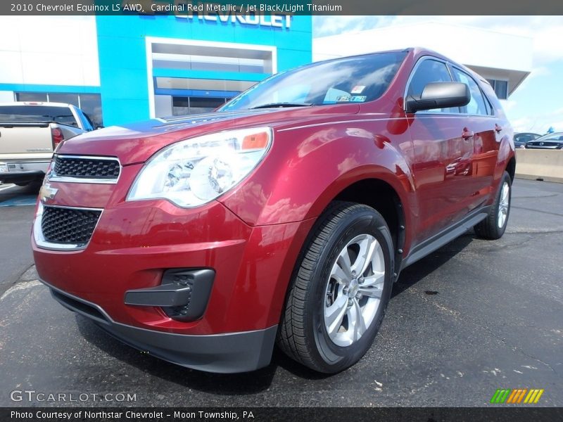 Cardinal Red Metallic / Jet Black/Light Titanium 2010 Chevrolet Equinox LS AWD