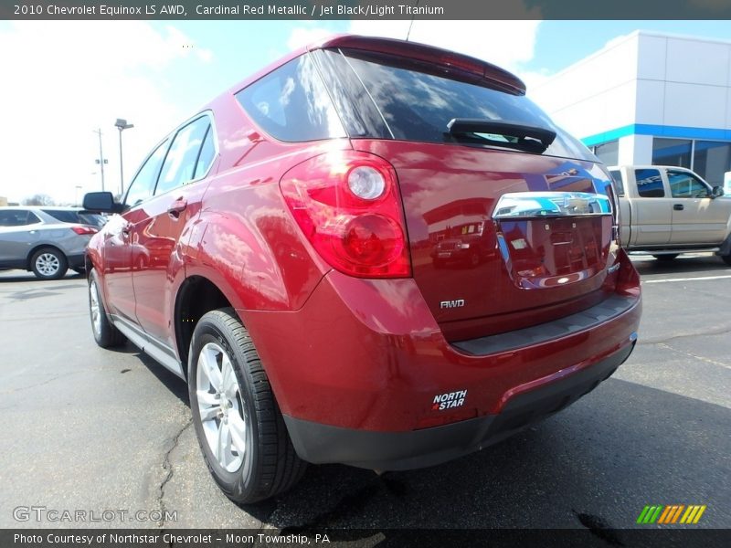 Cardinal Red Metallic / Jet Black/Light Titanium 2010 Chevrolet Equinox LS AWD