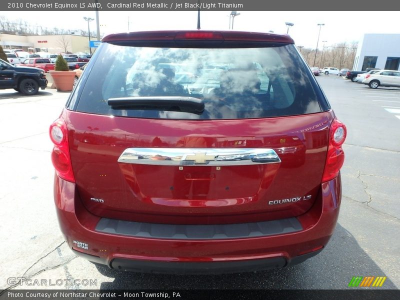 Cardinal Red Metallic / Jet Black/Light Titanium 2010 Chevrolet Equinox LS AWD