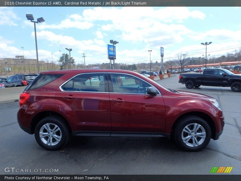 Cardinal Red Metallic / Jet Black/Light Titanium 2010 Chevrolet Equinox LS AWD