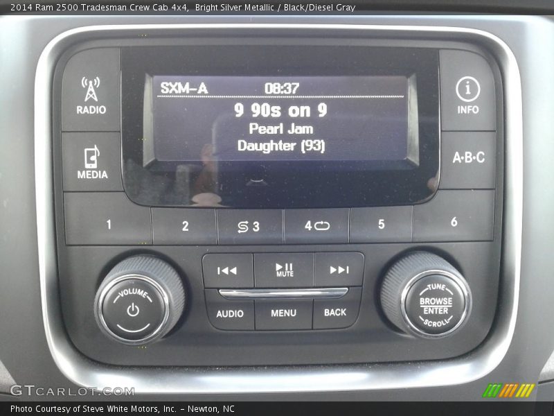 Bright Silver Metallic / Black/Diesel Gray 2014 Ram 2500 Tradesman Crew Cab 4x4