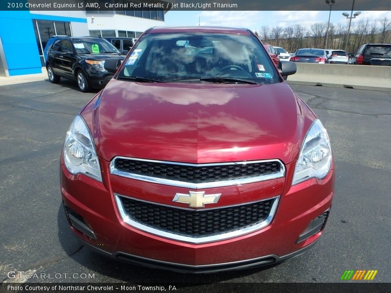 Cardinal Red Metallic / Jet Black/Light Titanium 2010 Chevrolet Equinox LS AWD