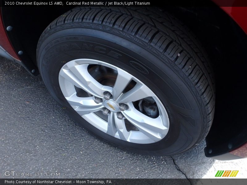 Cardinal Red Metallic / Jet Black/Light Titanium 2010 Chevrolet Equinox LS AWD