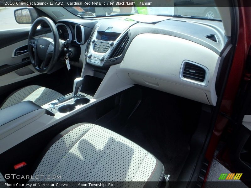 Cardinal Red Metallic / Jet Black/Light Titanium 2010 Chevrolet Equinox LS AWD