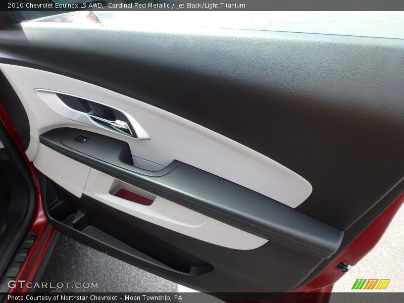 Cardinal Red Metallic / Jet Black/Light Titanium 2010 Chevrolet Equinox LS AWD
