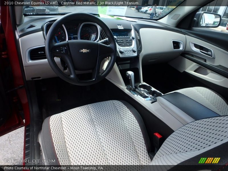 Cardinal Red Metallic / Jet Black/Light Titanium 2010 Chevrolet Equinox LS AWD