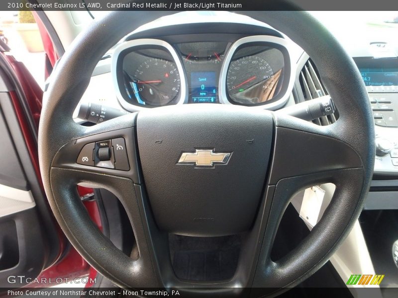Cardinal Red Metallic / Jet Black/Light Titanium 2010 Chevrolet Equinox LS AWD