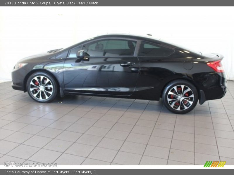 Crystal Black Pearl / Black 2013 Honda Civic Si Coupe