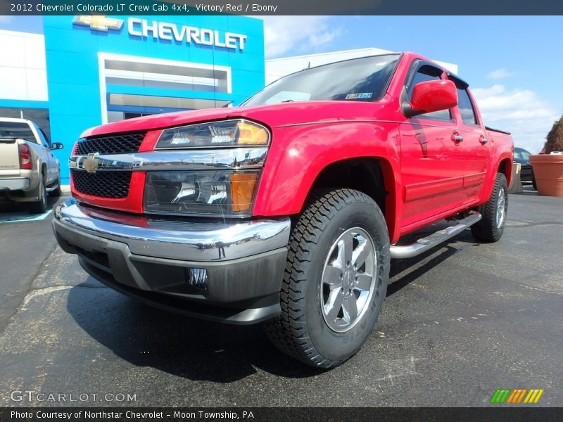Victory Red / Ebony 2012 Chevrolet Colorado LT Crew Cab 4x4
