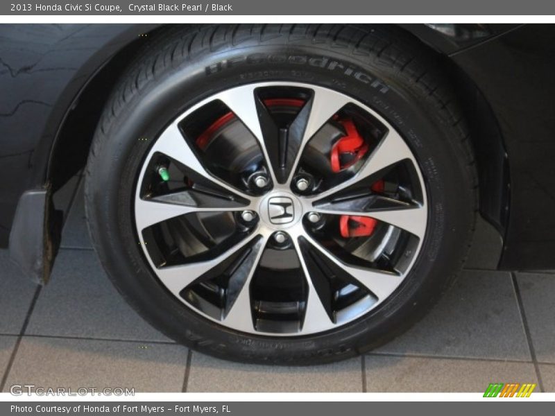 Crystal Black Pearl / Black 2013 Honda Civic Si Coupe