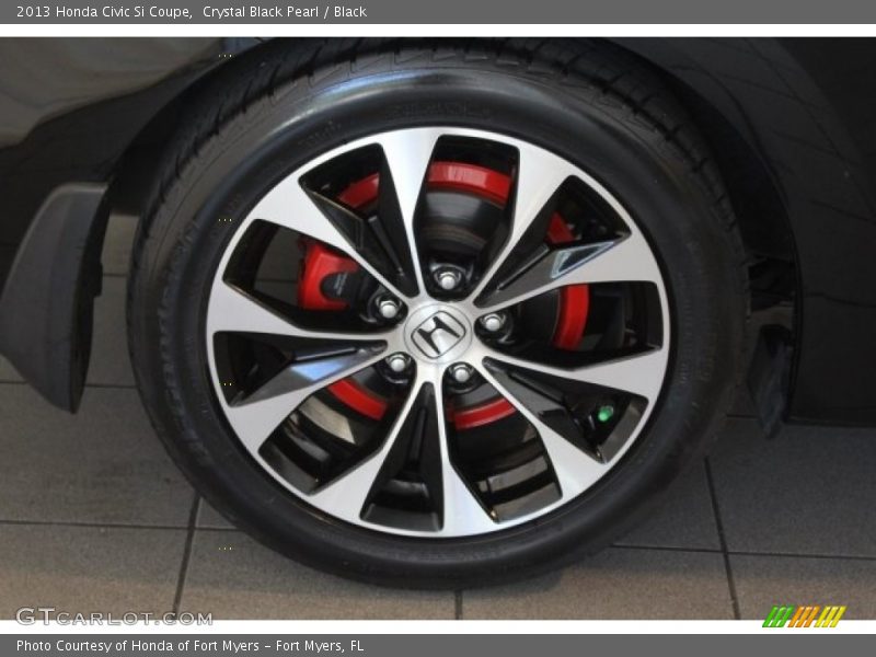 Crystal Black Pearl / Black 2013 Honda Civic Si Coupe