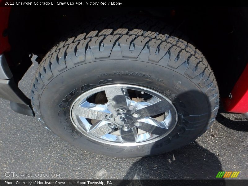 Victory Red / Ebony 2012 Chevrolet Colorado LT Crew Cab 4x4