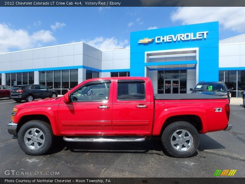 Victory Red / Ebony 2012 Chevrolet Colorado LT Crew Cab 4x4