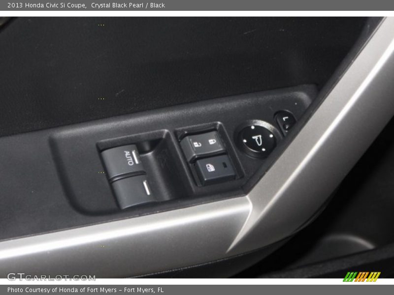 Crystal Black Pearl / Black 2013 Honda Civic Si Coupe