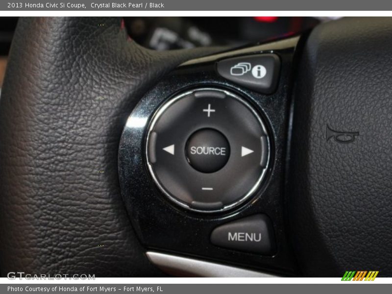 Crystal Black Pearl / Black 2013 Honda Civic Si Coupe