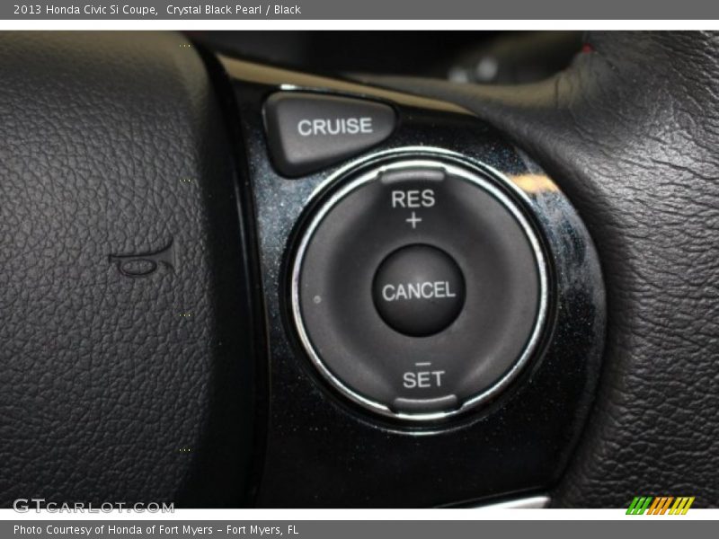 Crystal Black Pearl / Black 2013 Honda Civic Si Coupe