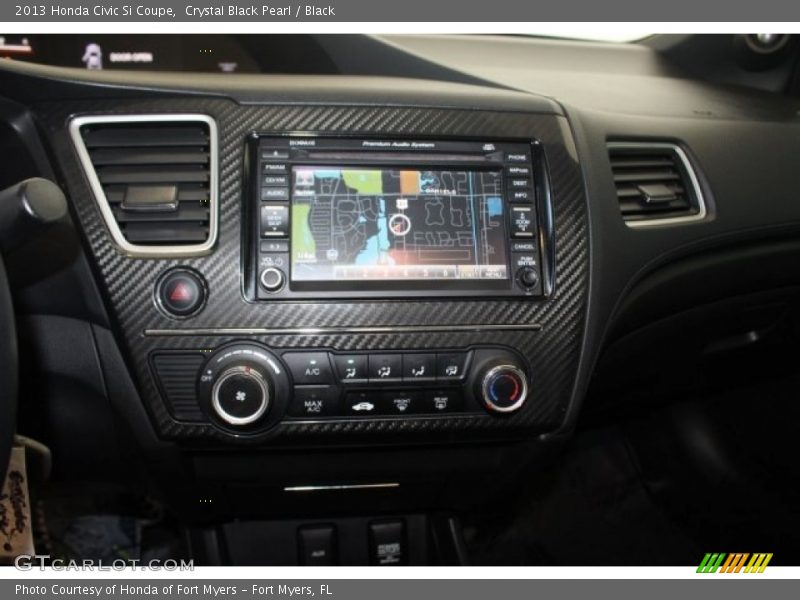 Crystal Black Pearl / Black 2013 Honda Civic Si Coupe