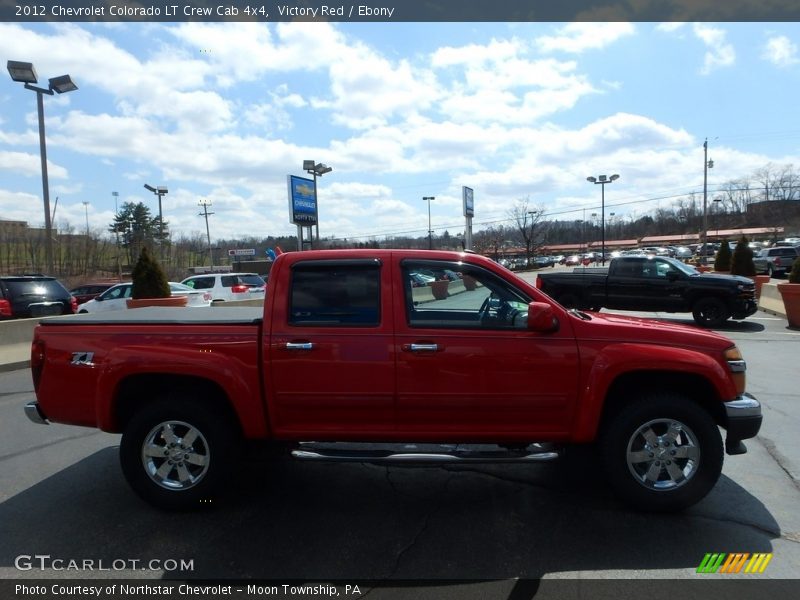 Victory Red / Ebony 2012 Chevrolet Colorado LT Crew Cab 4x4