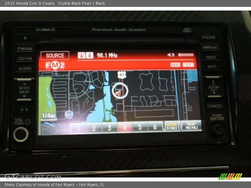 Crystal Black Pearl / Black 2013 Honda Civic Si Coupe