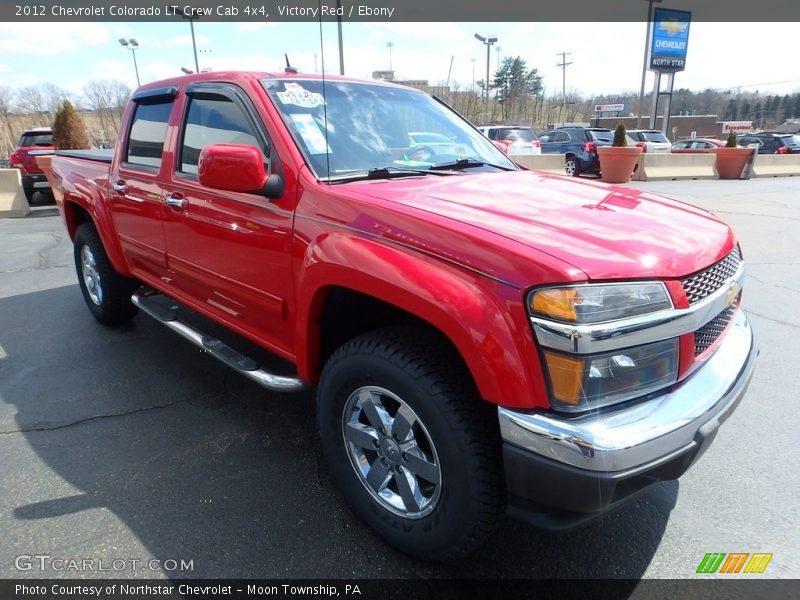 Victory Red / Ebony 2012 Chevrolet Colorado LT Crew Cab 4x4