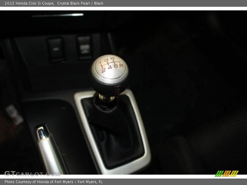 Crystal Black Pearl / Black 2013 Honda Civic Si Coupe
