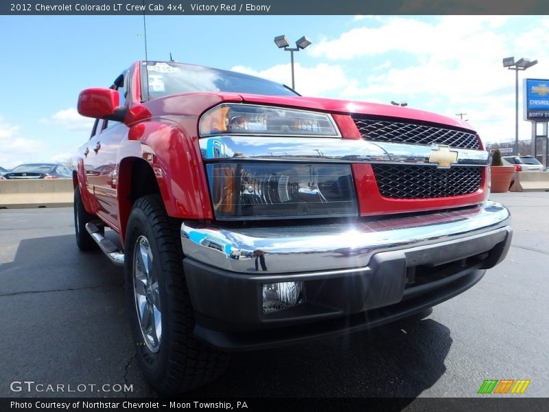 Victory Red / Ebony 2012 Chevrolet Colorado LT Crew Cab 4x4