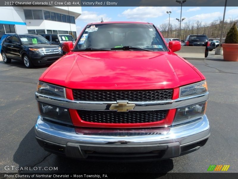 Victory Red / Ebony 2012 Chevrolet Colorado LT Crew Cab 4x4