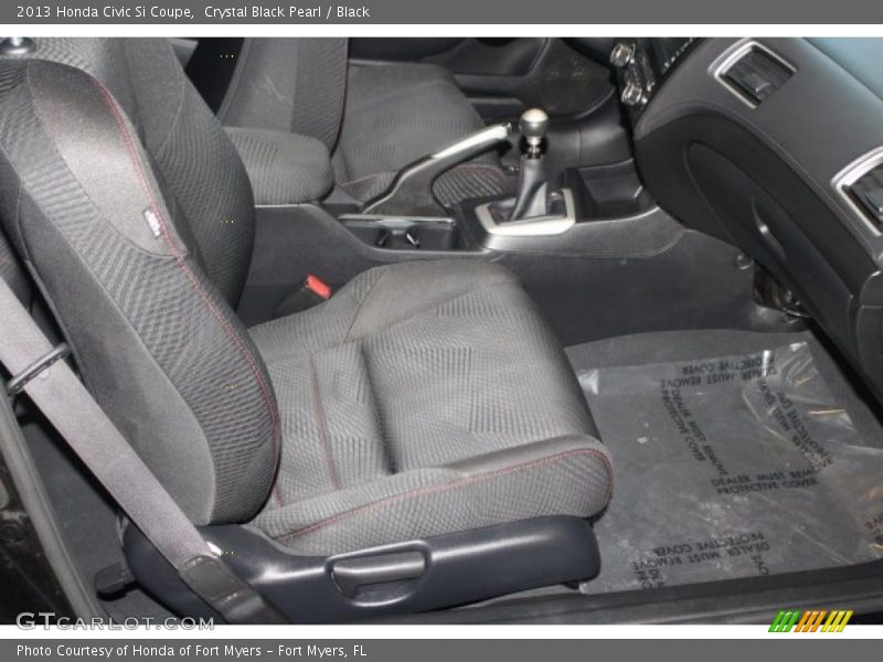 Crystal Black Pearl / Black 2013 Honda Civic Si Coupe