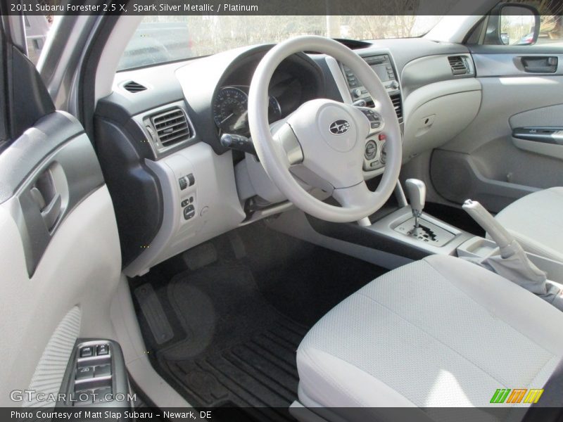 Spark Silver Metallic / Platinum 2011 Subaru Forester 2.5 X