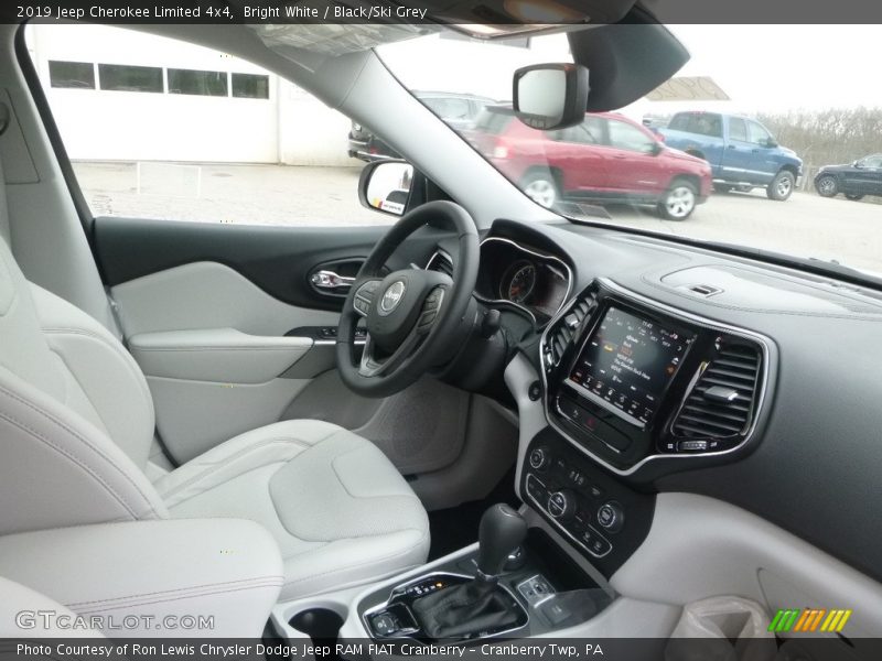 Bright White / Black/Ski Grey 2019 Jeep Cherokee Limited 4x4