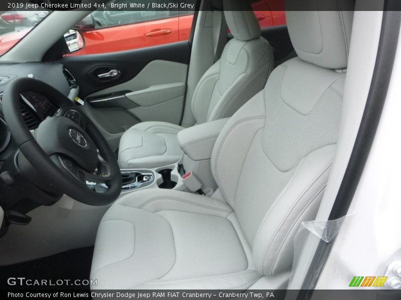 Bright White / Black/Ski Grey 2019 Jeep Cherokee Limited 4x4