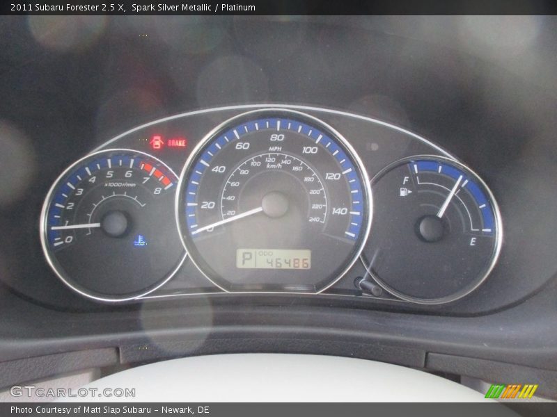 Spark Silver Metallic / Platinum 2011 Subaru Forester 2.5 X