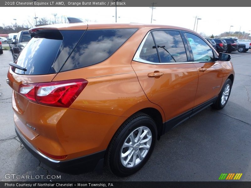 Orange Burst Metallic / Jet Black 2018 Chevrolet Equinox LT AWD