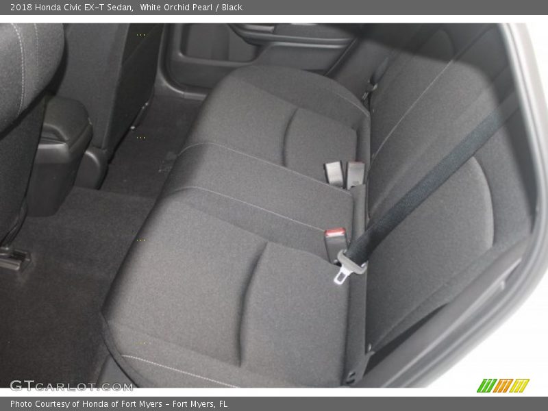White Orchid Pearl / Black 2018 Honda Civic EX-T Sedan