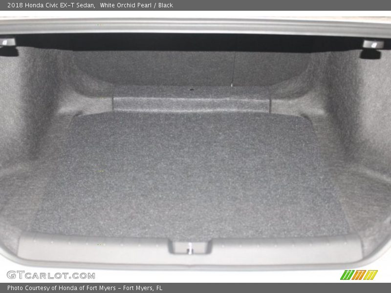 White Orchid Pearl / Black 2018 Honda Civic EX-T Sedan