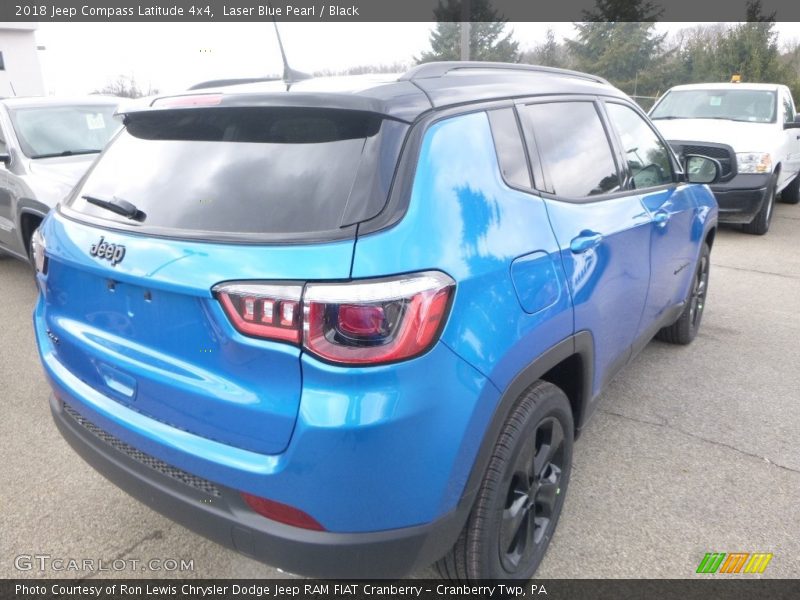 Laser Blue Pearl / Black 2018 Jeep Compass Latitude 4x4