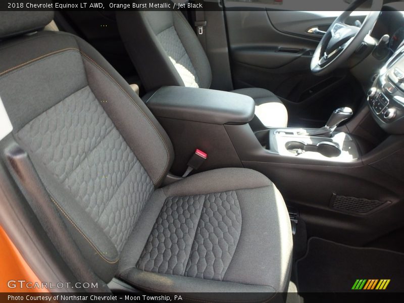 Orange Burst Metallic / Jet Black 2018 Chevrolet Equinox LT AWD