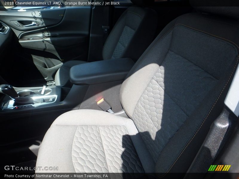 Orange Burst Metallic / Jet Black 2018 Chevrolet Equinox LT AWD