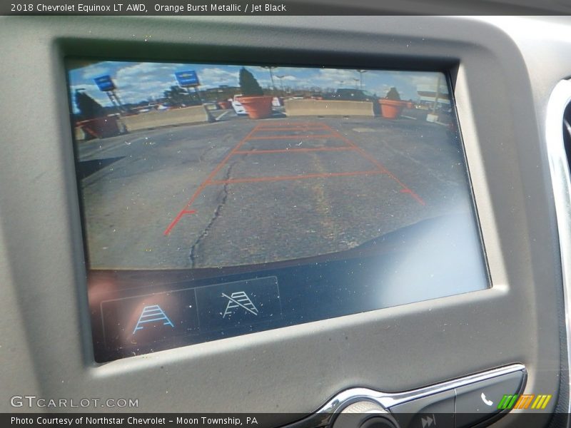 Orange Burst Metallic / Jet Black 2018 Chevrolet Equinox LT AWD