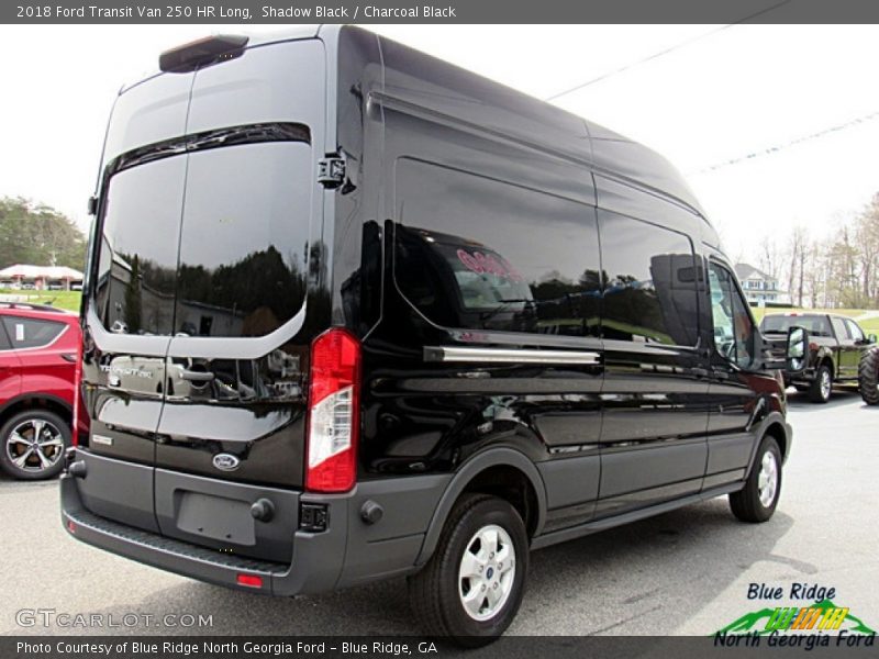 Shadow Black / Charcoal Black 2018 Ford Transit Van 250 HR Long