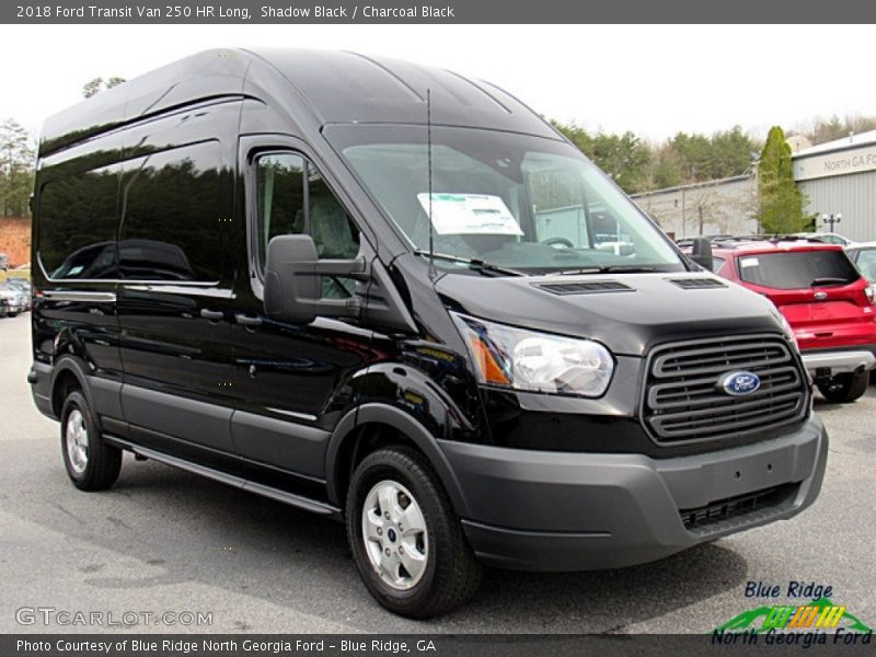 Shadow Black / Charcoal Black 2018 Ford Transit Van 250 HR Long
