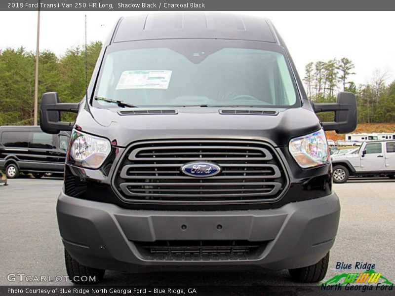 Shadow Black / Charcoal Black 2018 Ford Transit Van 250 HR Long