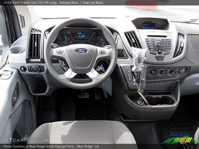 Shadow Black / Charcoal Black 2018 Ford Transit Van 250 HR Long